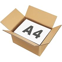 Amazon | ボックスバンク ダンボール A4 10枚セット 宅配 80サイズ