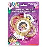 Nickelodeon Dora Cool Teether and Water-Filled Teether, 2 Pack [並行輸入品]