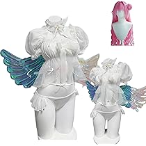 空気入れ付　NIKKE ニケ　ドロシー　コスプレ衣装　水着　翼付　バルーン 空気入れ付 NIKKE ニケ ドロシー コスプレ衣装 水着 翼付