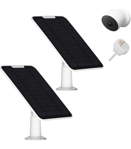 Amazon | Wasserstein ソーラーパネル Google Nest Doorbell (電池)用
