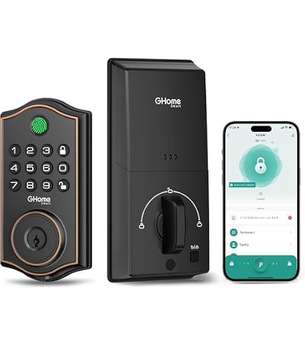 IRONZON Fingerprint Door Lock With Mini G2 Gateway - Smart Lock For Home, Hotel, Office