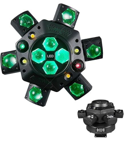 Amazon.co.jp: U`King 150W LED ムービングヘッドライト 舞台照明