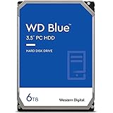 【Amazon.co.jp限定】Western Digital ウエスタンデジタル WD Blue 内蔵 HDD ハードディスク 6TB CMR 3.5インチ SATA 5400rpm キャッシュ256MB PC メーカー保証2年 WD60EZAX-