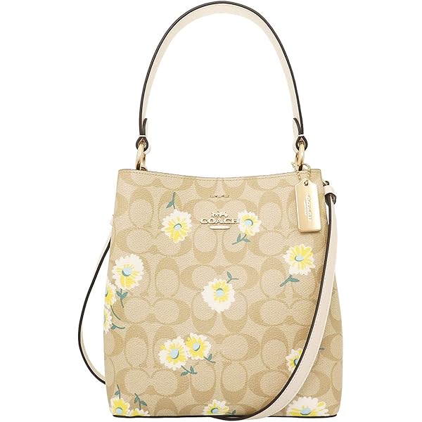 COACH花柄ミニ サリー2WAY ショルダーバッグ ライトカーキ×ピンクマルチ COACH花柄ミニ サリー2WAY ショルダーバッグ ライトカーキ