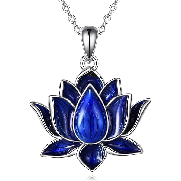 蓮華　　イヤリング価格となっております Amazon | 蓮の花のイヤリング スターリングシルバー ブルー 蓮の
