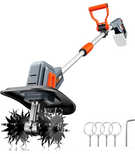 Amazon | 電動耕運機 家庭用 充電式 18-21 Vマキタ電池互換 SK5