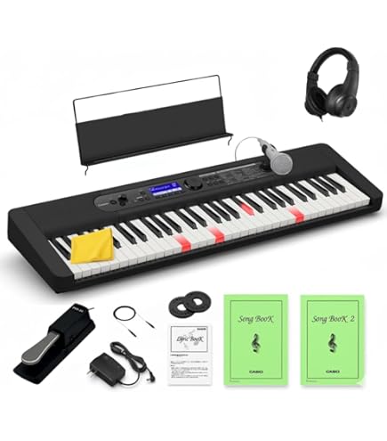 カシオ 光ナビゲーションキーボード 61鍵盤 デジタルキーボード ピアノ 音楽 Amazon.co.jp: CASIO LK-335 光ナビゲーションキーボード 61鍵盤