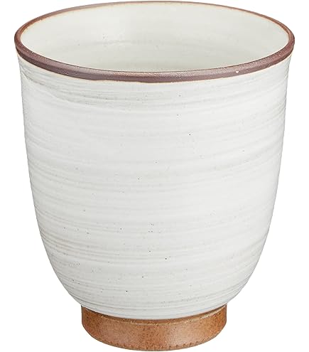 Amazon | 人間国宝 井上萬二 作 白磁 湯呑茶碗 | ノーブランド品