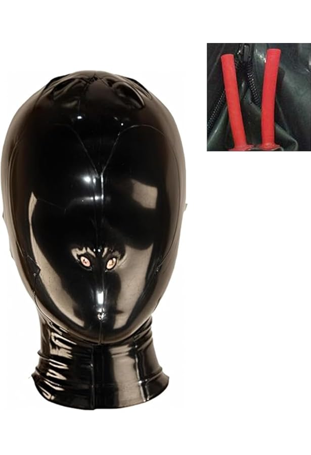 Amazon.co.jp: Rubber Bunny RB16メッシュ付きラバー全頭マスク 既定