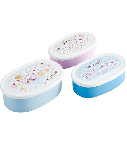 Amazon.co.jp: サンリオ(SANRIO)シナモロール ランチボックス3個セット