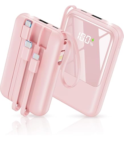 Amazon | モバイルバッテリー 22000mAh大容量【超小型サイズ・4本