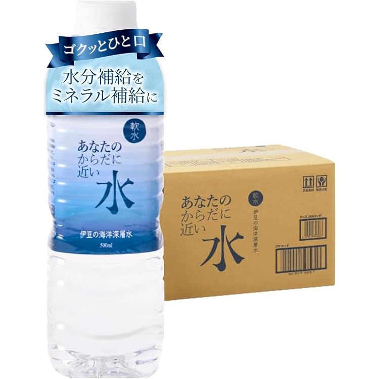 ミネラルウォーター tsudu 水 ミネラルウォーター 500ml 送料無料 48本 富士の源水 FUJI SUN SUI