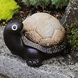 信楽焼　信楽BEST SELECTION　亀・粉引風（全高15cm×全幅27.5cm）（しがらきやき）