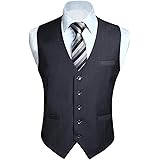 Amazon Co Jp Coofandy メンズ ベスト ジレフォーマル カジュアル 結婚式 ベスト スーツ 仕立て 紳士 Vネック 3色選択 尾錠付き 春夏秋冬 服 ファッション小物