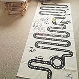 lzttyee Adventure Racing Roadパターンベビークロールマットゲーム毛布床Playmat Play Matカーペット子供の部屋装飾