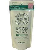 Amazon | 無添加 泡の洗顔せっけん リフィル 180ml | MIYOSHI | 洗顔