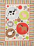 Izzy Farmtasia Nursery Blanket, Isaiah 11:6 for Boys by Izzy