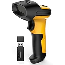 Amazon | Inateck バーコードリーダー 2.4GHz 、60m作業距離、30
