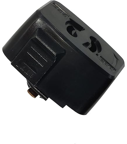 Amazon.co.jp: 東芝 抜止接地コンセント 黒色 ライティングレール用