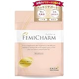 デリケートゾーン 腟内 環境 乳酸菌サプリ FEMICHARM（フェミチャーム） 臭い おりものに W乳酸菌配合 乳酸菌 クリスタパス菌 酪酸菌 配合 (1個)