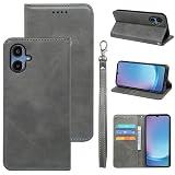 適用 Galaxy A25 5G ケース 手帳型 ギャラクシーA25 5G SC-53F SCG33 用 手帳型ケース スマホケース カバー 手帳型 PUレザー カード収納 財布型 耐衝撃 ケース マグネット スタンド機能付き 5色(Galaxy A25 5G SCG33 SC-53F 用 ケース 手帳型) (ライトグレー)