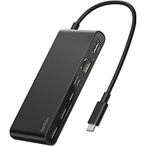 Amazon.co.jp: Belkin USB-C 8-IN-1 マルチポート ハブ2.5Gbps 最大4K