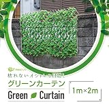 グリーンフェンス 日よけ グリーンカーテン 目隠し 伸縮 100cm×200cm C