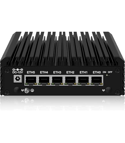 4 *10G SFP+ ファイアウォール mini PC 4 LAN Firewall Mini PC | High-Speed Networking Solution