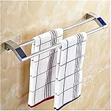 APL-7302 Firm Metal Bathroom Double Towel Bar, Chrome [並行輸入品]