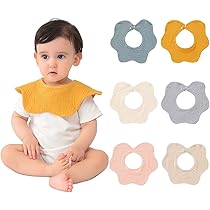 Amazon.co.jp: BXRJIE 出産祝い ベビー ビブ 360 スタイ女の子