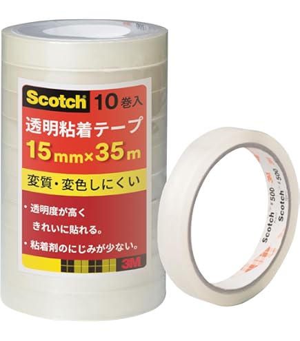 セキスイ セロテープ 【15mm×35m】10巻×20セット(計200巻) 楽天市場】セロテープ セキスイNo.252 15mm×35m巻 200巻入
