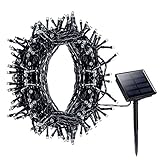 Litom Solar Outdoor 200 LED String Lights Solar Multi-color Decorative Light with 8 Working Modes [並