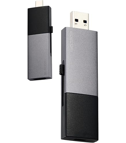 ELECOM 1TB 外付けSSD ESD-EWB1000GBKR ELECOM（エレコム） 外付けSSD 1TB USB Type-C USB-Aコネクター対応外
