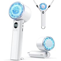 携帯ファン Amazon | 【2025革新＆超高速モーター搭載】 携帯扇風機 冷却プレート