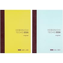Amazon.co.jp: ほぼ日手帳2026本体オリジナル avec[A6/1日1ページ(前期