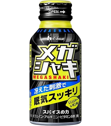 Amazon.co.jp: 【まとめ買い】ハウス メガシャキ 100mlボトル缶 × 2本