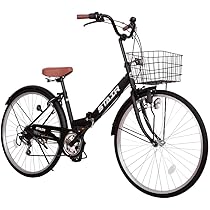 Amazon | シティサイクル 折りたたみ自転車 26インチ折りたたみ