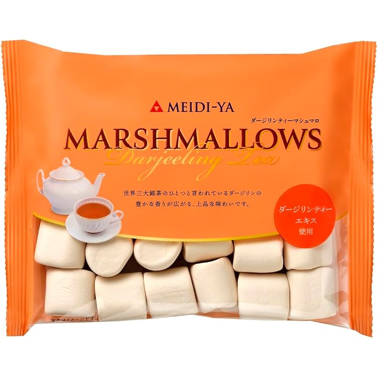 Amazon.co.jp: 明治屋 ダージリンティーマシュマロ 90g ×6個 : 食品