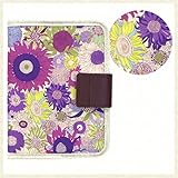 よつば洋品店オリジナル リバティ 母子手帳ケース ≪日本製≫ スモール・スザンナ(パープル) 【QO-YY137】