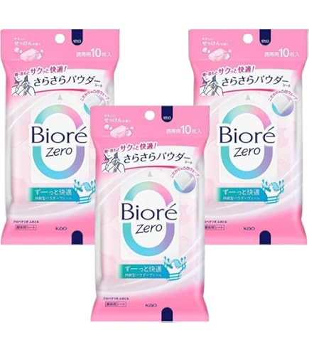 Amazon | 【5個セット】ビオレ さらさらパウダーシート さわやか