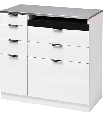 ISSEIKI キッチンカウンター ダストボックス3つ付き Amazon.co.jp: ISSEIKI【選べる3サイズ】キッチンカウンター