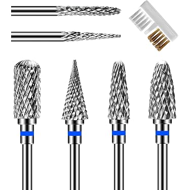 Amazon.co.jp ほしい物ランキング: 電動ネイルドリルビット で、ほしい物リストとレジストリに最も多く追加された商品 15個 釘用のドリルビット キューティクルビット ネイル 釘ドリ 釘用超硬 タングステン鋼 Golden