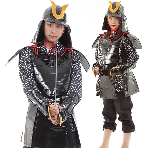 Amazon.co.jp: [マジックナイト] 武将甲冑フルセット 赤 大人用