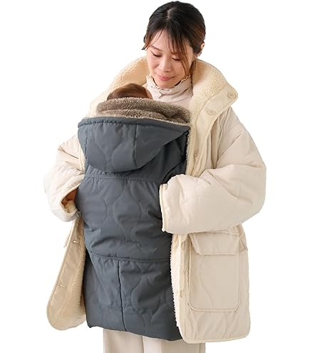 Amazon | BABYHOPPER ベビーホッパー シープボア防寒ケープ オフ