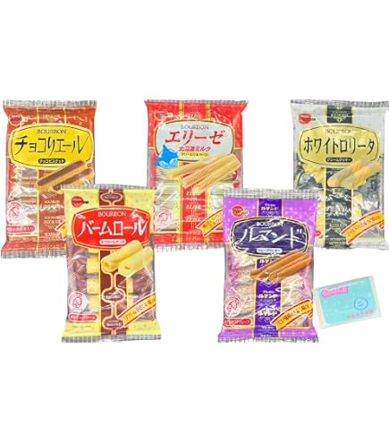 バターロール　です。お菓子、チョコ　5種類　✖️2 セット Amazon.co.jp: ブルボン お菓子5種アソートセット 【(1)チョコリエール