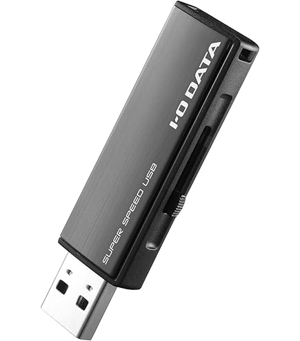 Amazon | I-O DATA USBメモリー 3.0/2.0対応 スライド式 デザイン