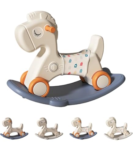 Amazon.co.jp: な木製ロッキングホース ポータブル木製ロッキング