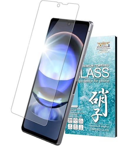 Amazon | シズカウィル AQUOS R8 用 ガラスフィルム 強化ガラス 全面