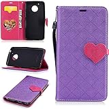 Aireratze(TM) MOTO G5 ケース　PU　手帳型　携帯電話用 [USBケーブルは無料です]　カバー カード収納ポケット付き　マグネット式　ストラップ付き　スマートフォン保護ケース　両面