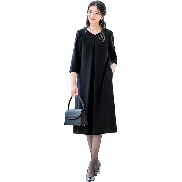 Amazon.co.jp: [ELENA] エレナ ブラックフォーマル ワンピース